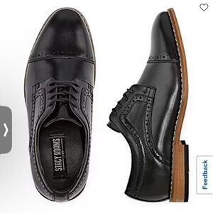 Stacy Adams Dickinson Boys Cap Oxford Shoes